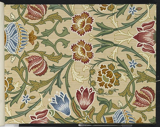 William Morris Was Famous For Designing Repeating Patterns To Use