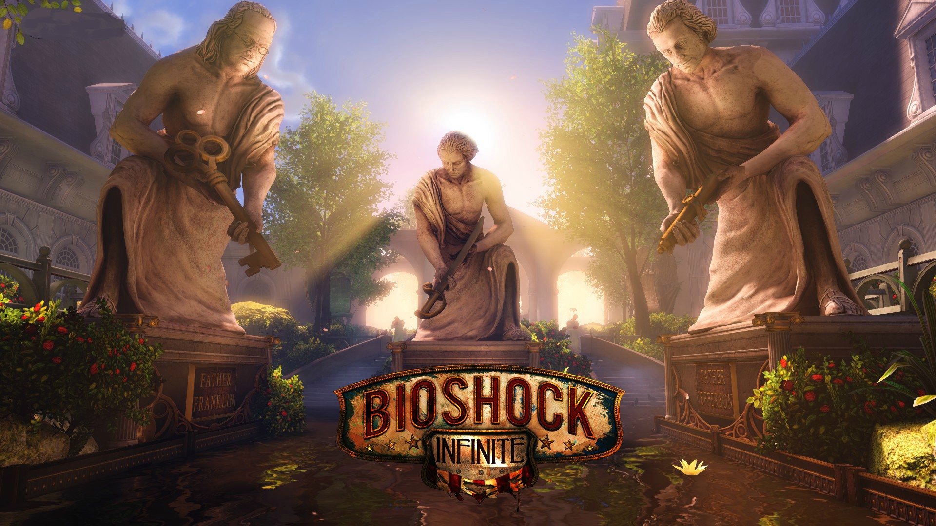 Bioshock Infinite Statue Wallpaper
