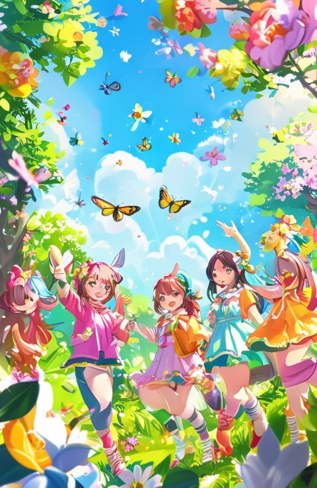 Gacha Life Spring Wallpaper
