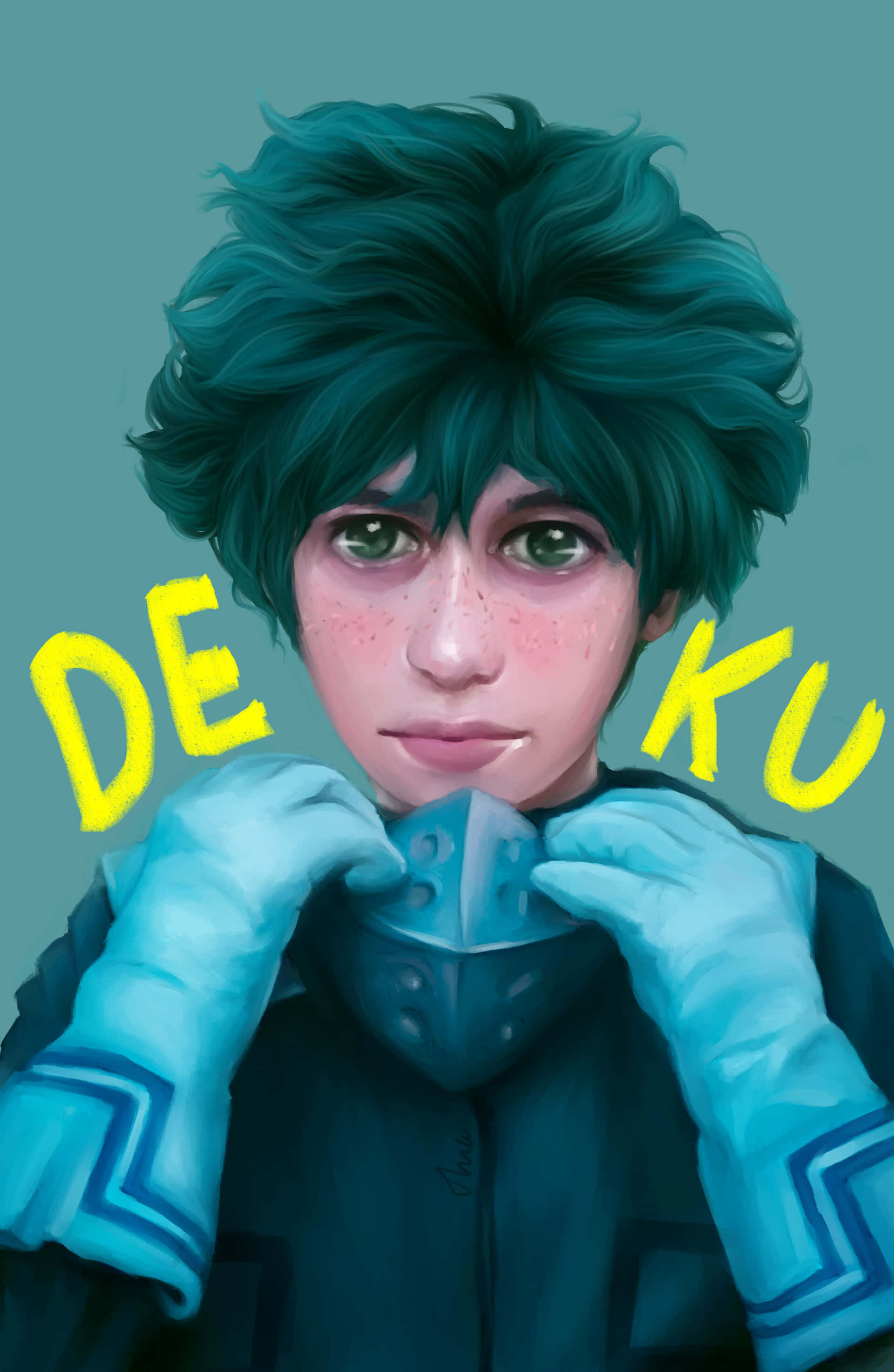 Cute Deku Fan Picture Wallpaper