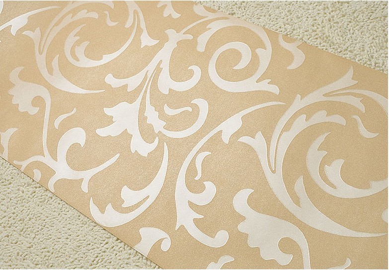 Silver Grey Gold Wall Paper Wallpaper Roll Damask Victorian Embossed
