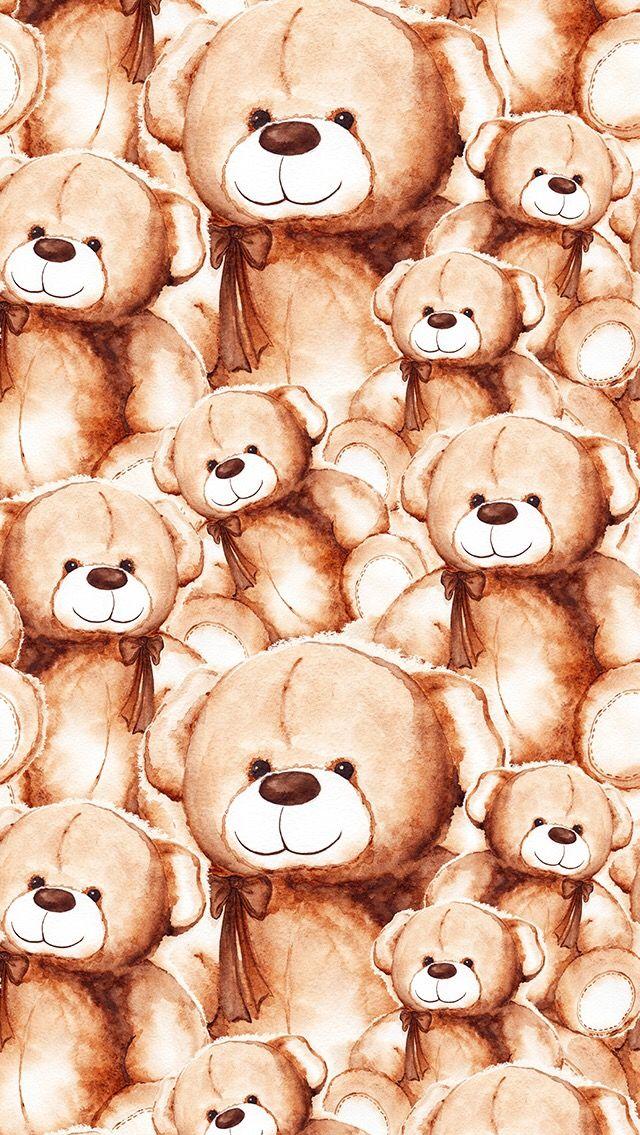 Teddy Bears iPhone Wallpaper