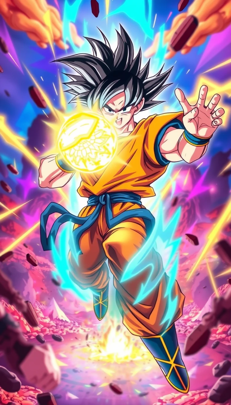 Goku Kaioken Mobile Wallpaper