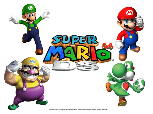 Super Mario Ds Wallpaper Nintendo