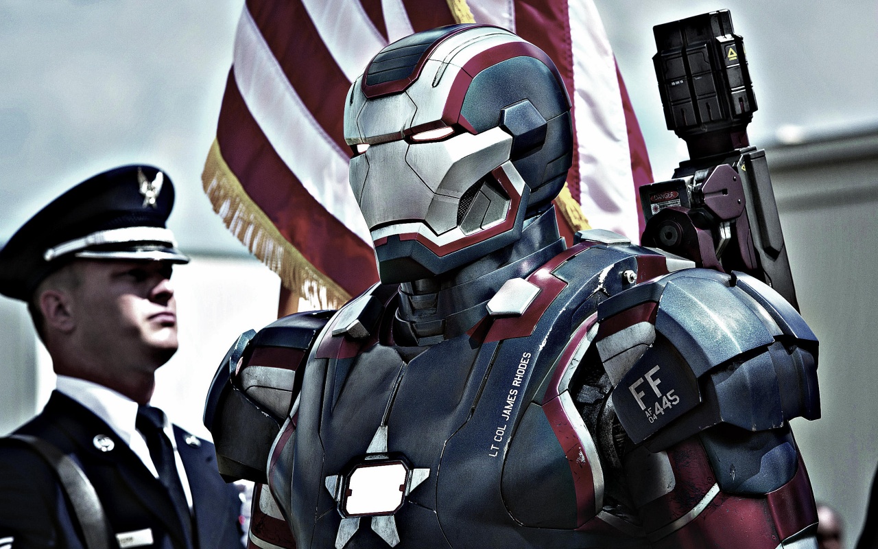 Iron Patriot In Man Wallpaper HD