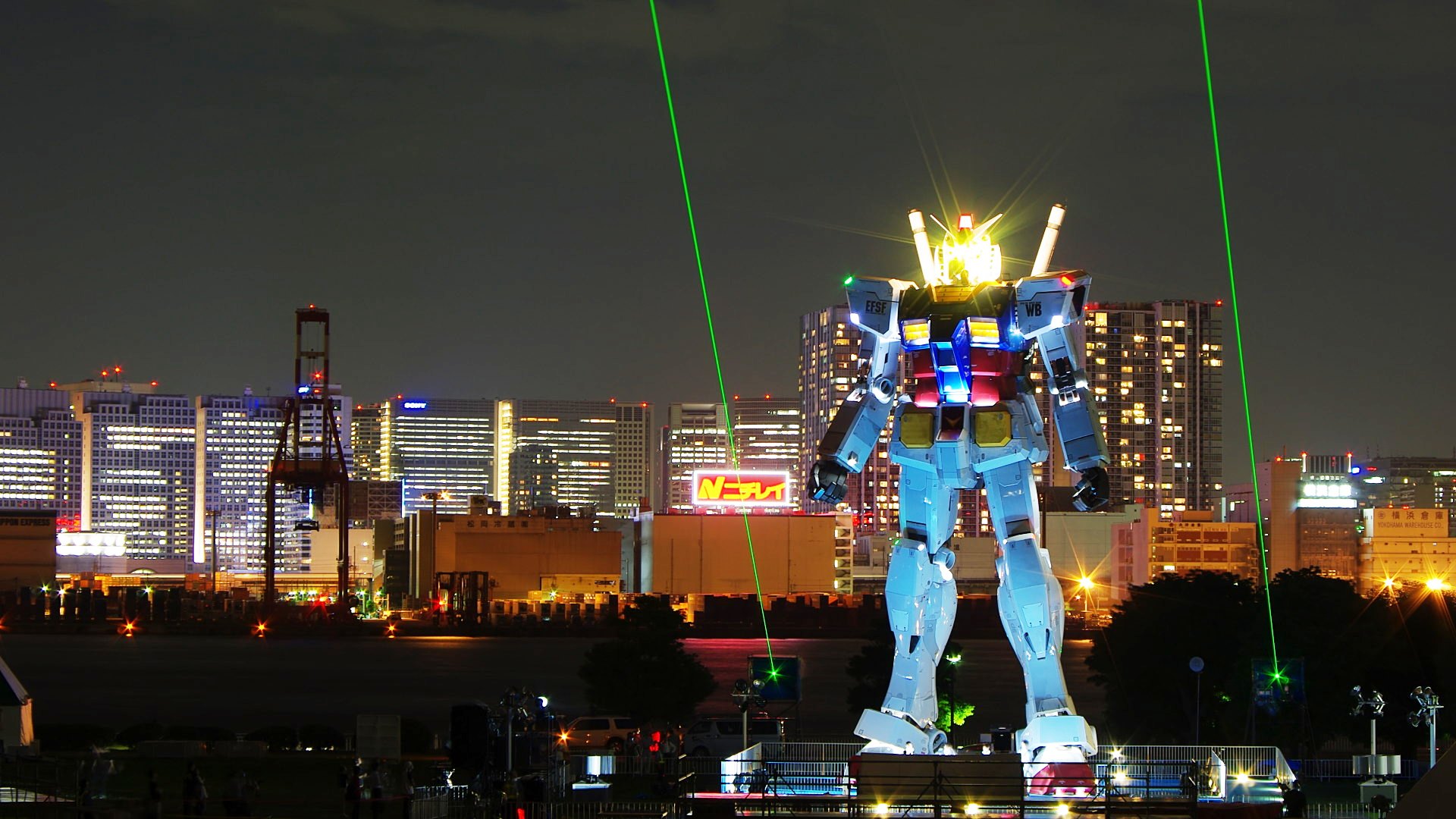 Tokyo Gundam Wallpaper Night