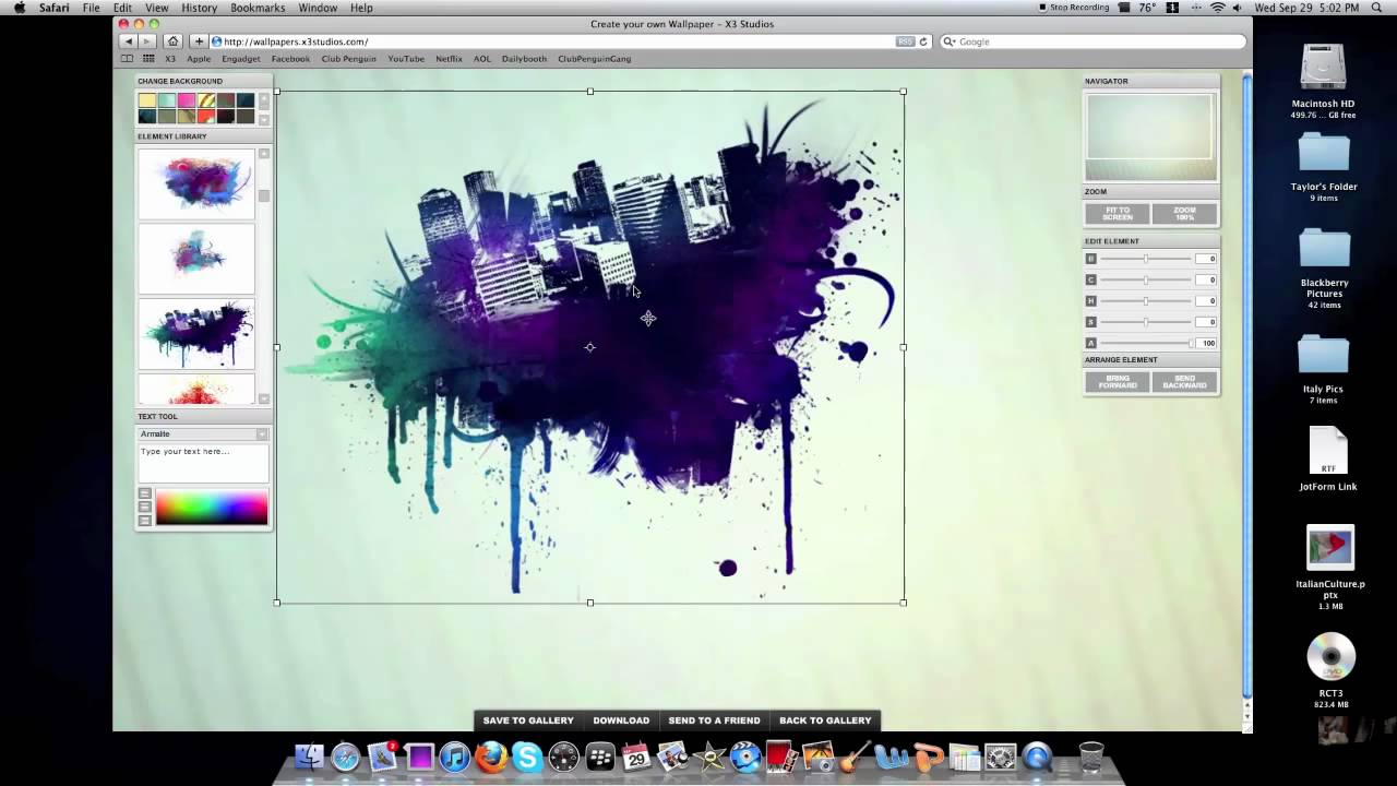 How to create and customize your own Desktop Wallpaper