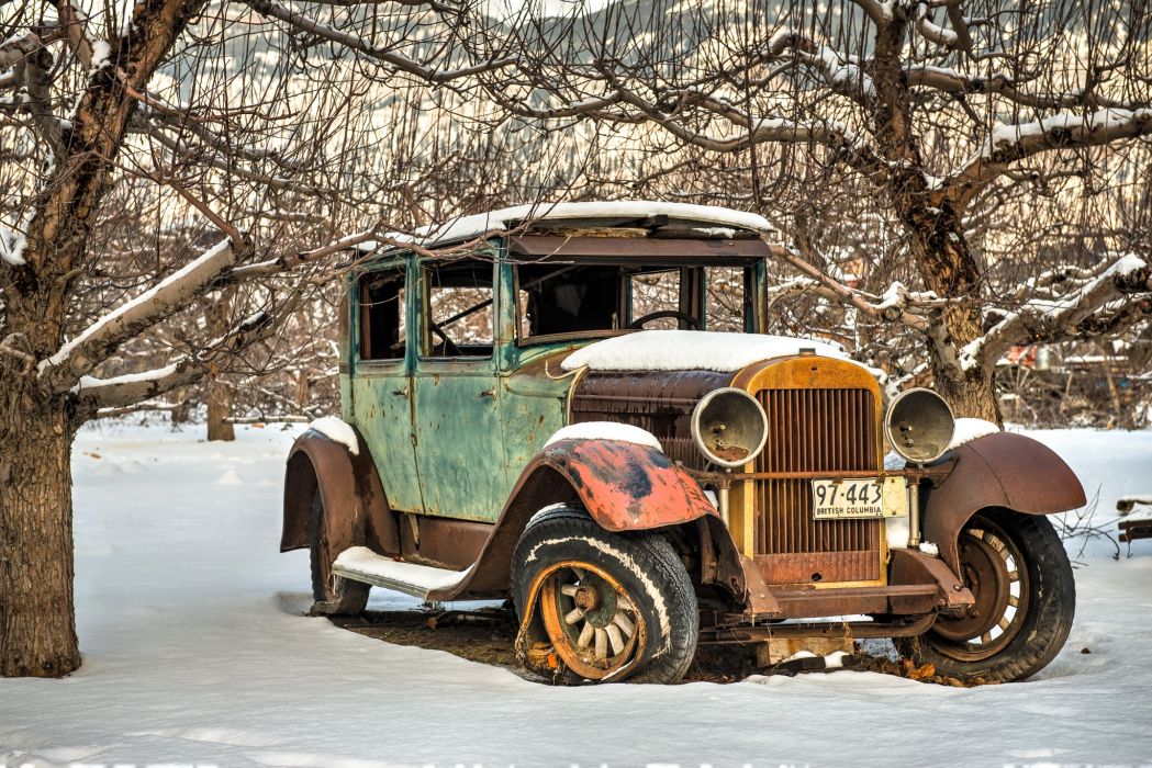 Retro Old Snow Cars wallpaper 2048x1366 1095223 WallpaperUP