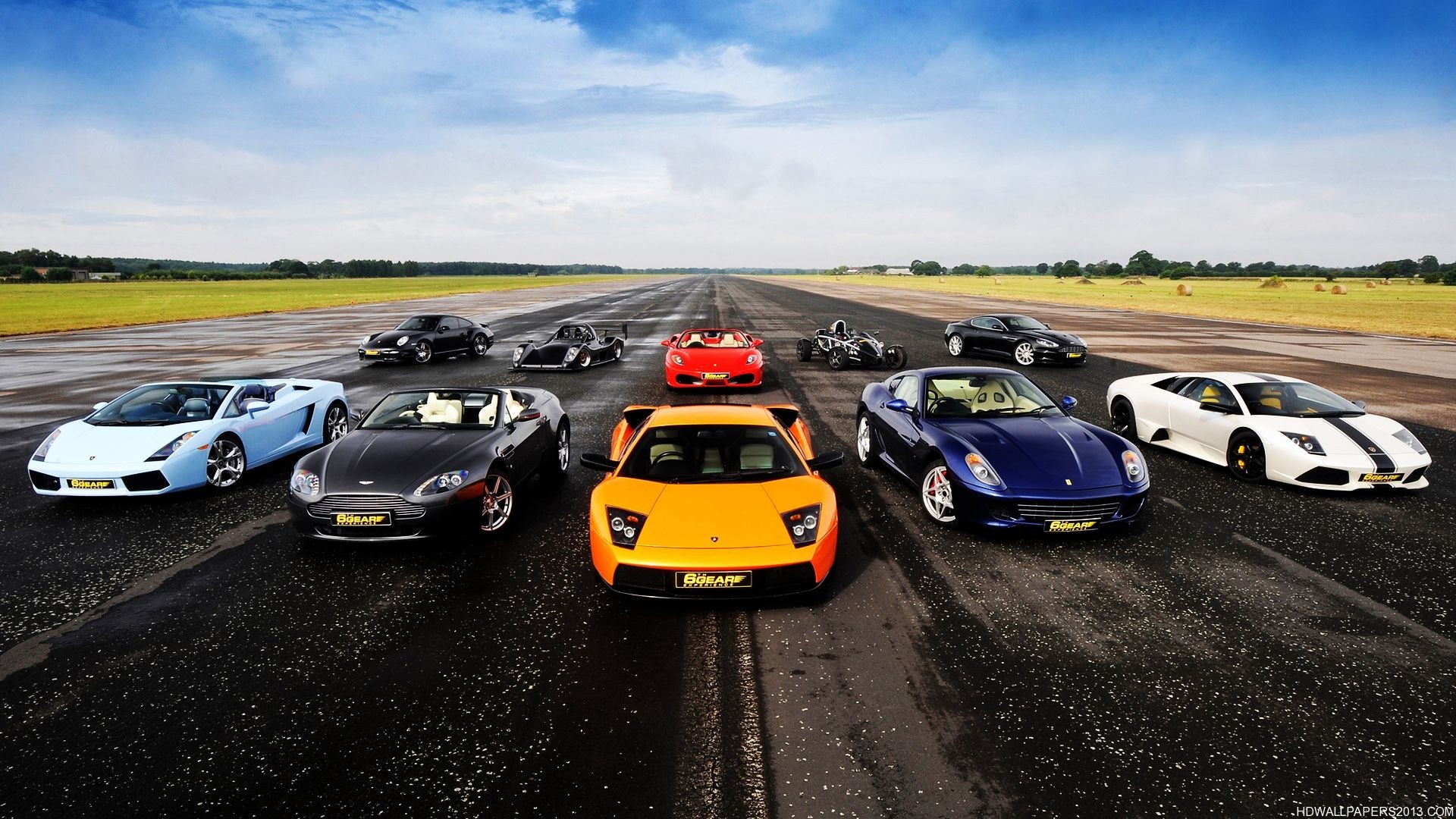 Top Gear Lineup High Definition Wallpaper