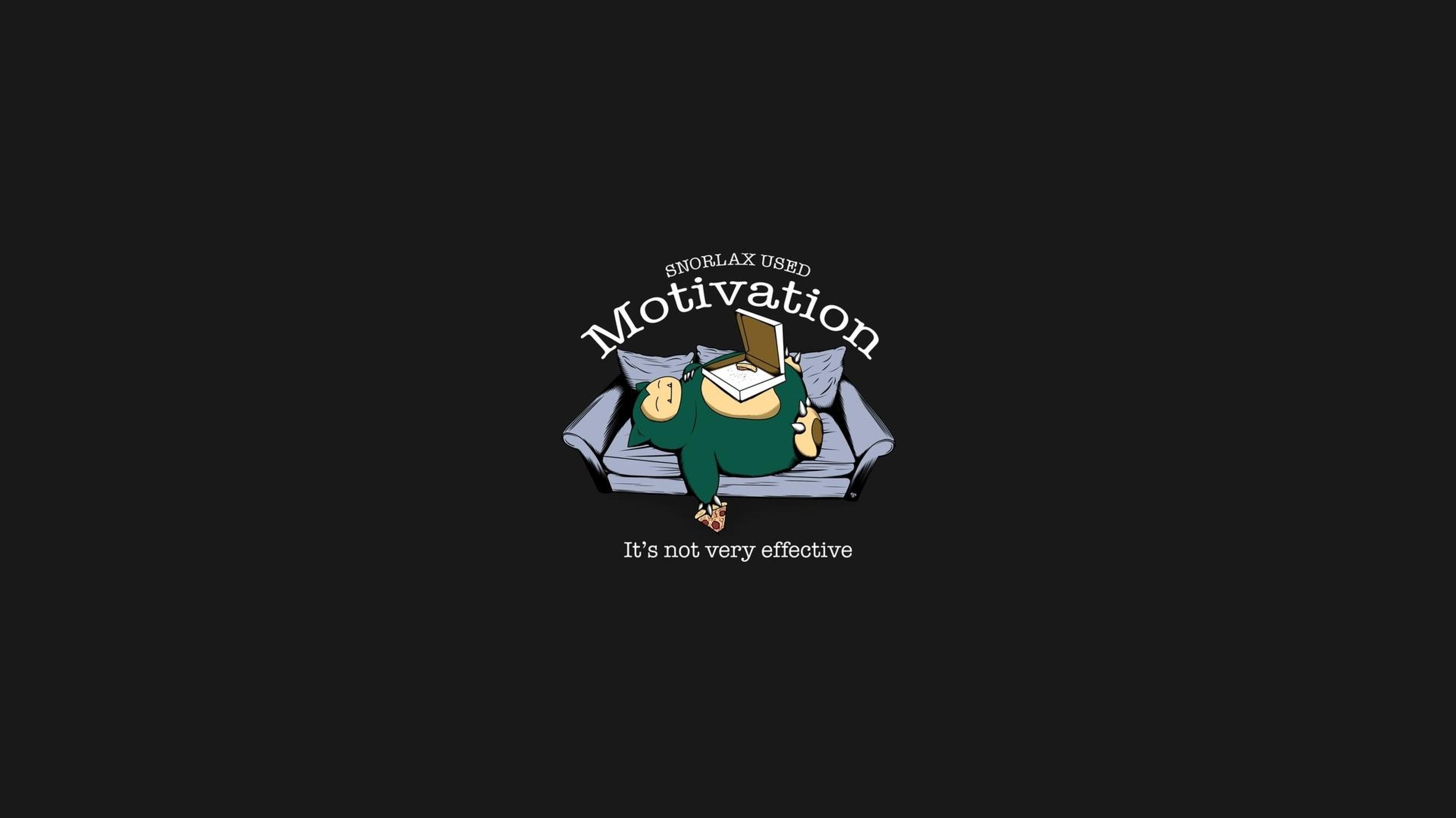 Pokemon Funny Snorlax Motivation HD