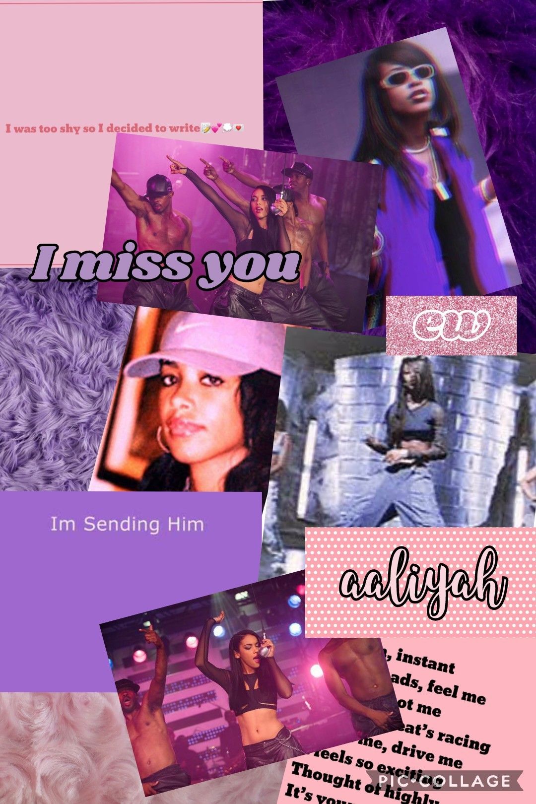 Pink And Purple Aaliyah Wallpaper Feelings Thoughts