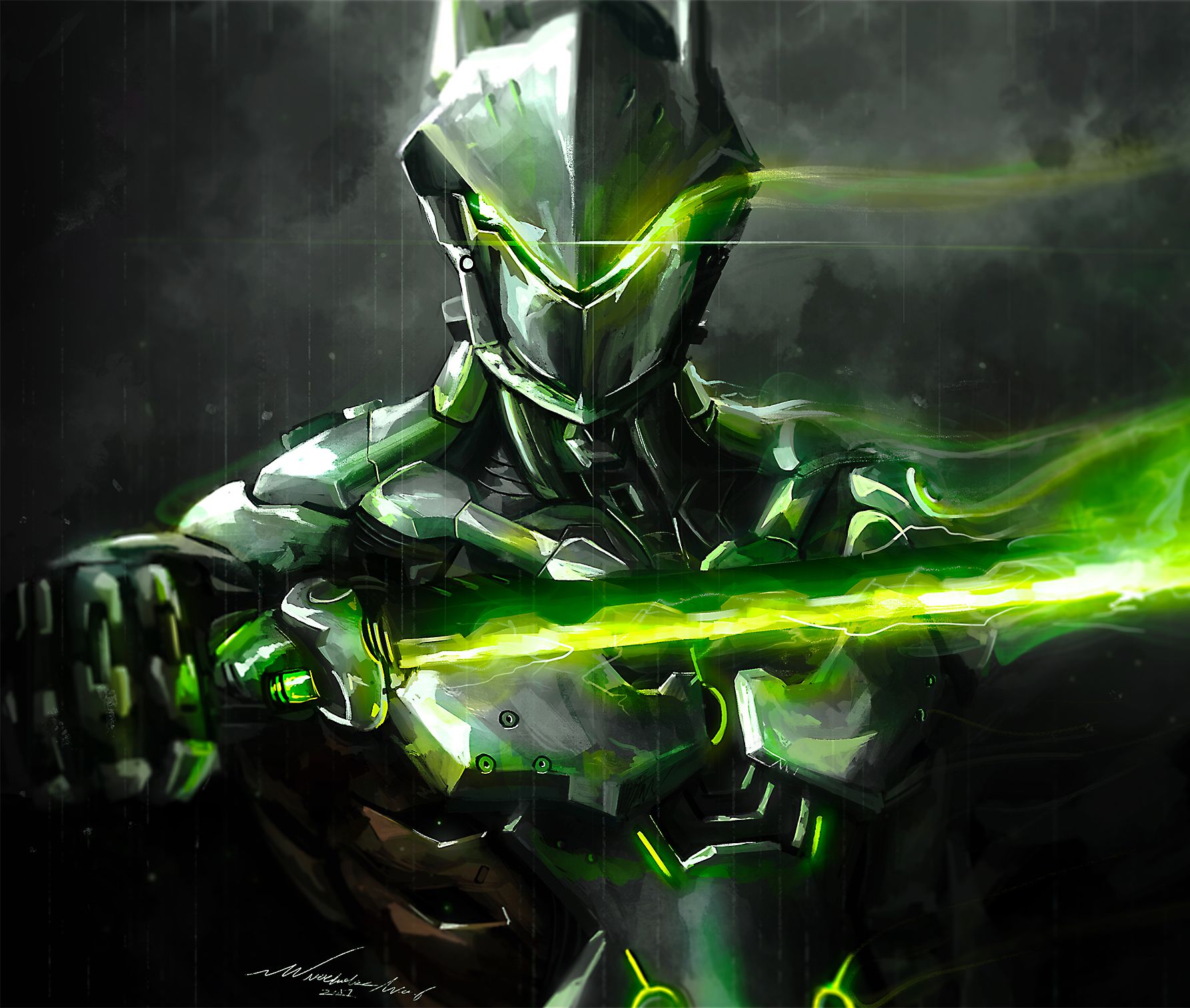 Genji Overwatch wallpapers for desktop download free Genji Overwatch  pictures and backgrounds for PC  moborg