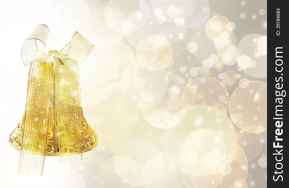Christmas Bell Background Stock Image Photos