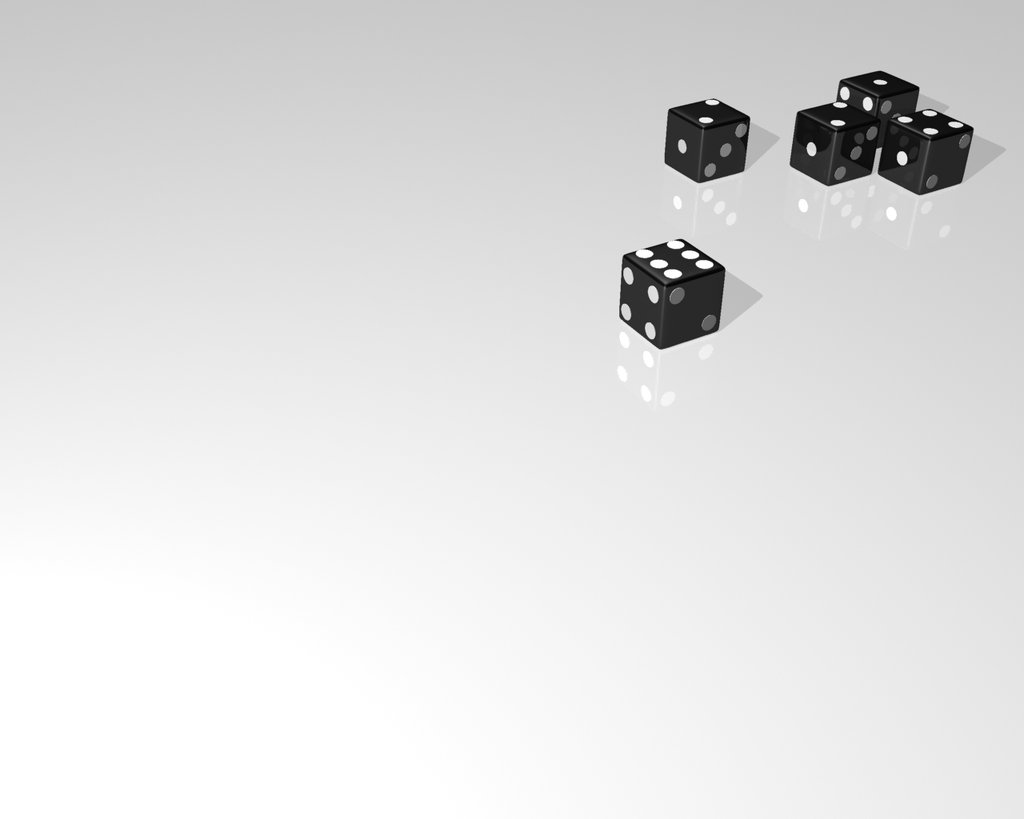 Black Dice Oh The White Background Wallpaper D High