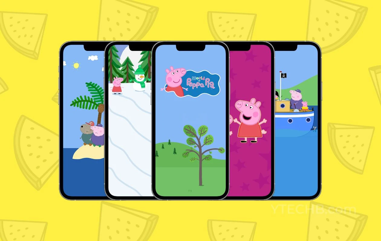 Details Peppa Pig House Wallpaper