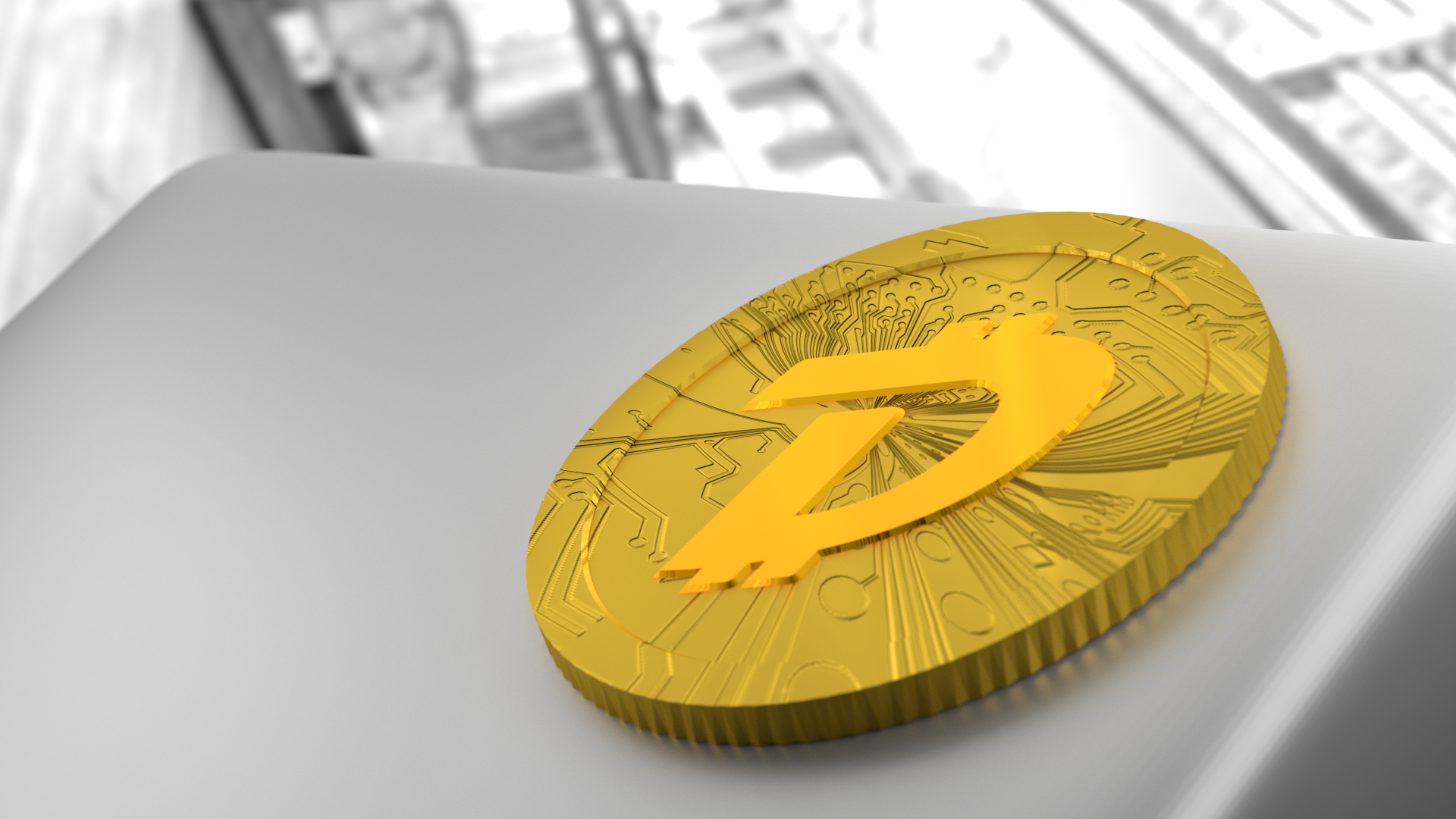 Continuing My Hobby Of Creating Digibyte 3d Image Here Is
