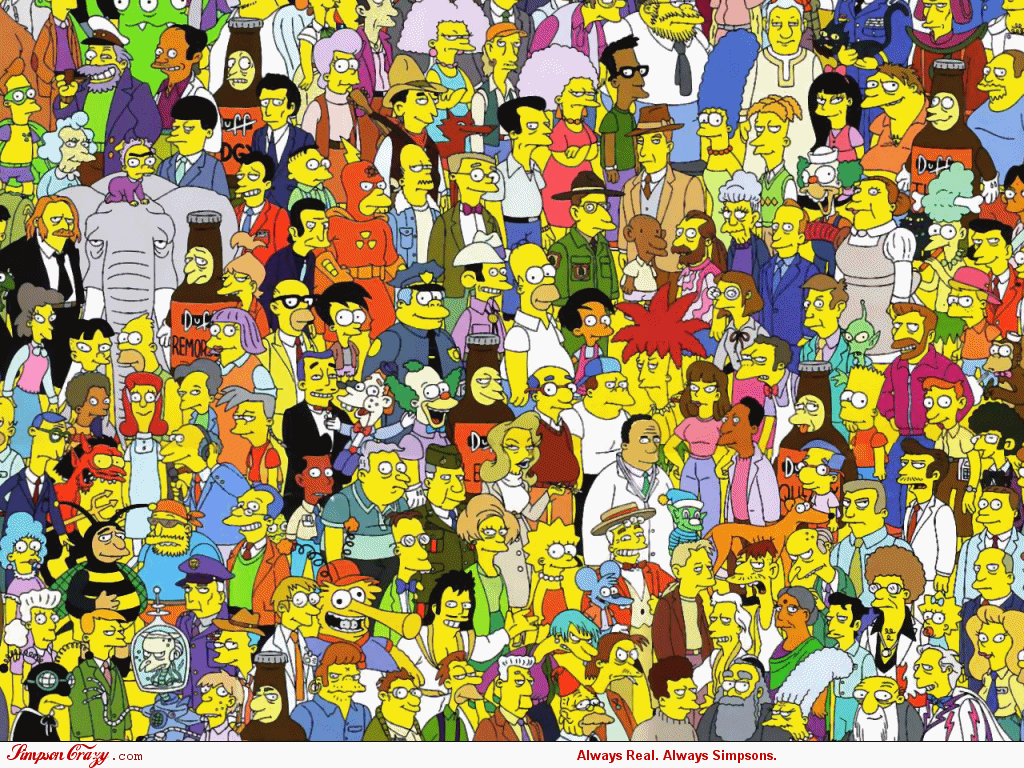 Simpsons Characters Image HD Wallpaper And