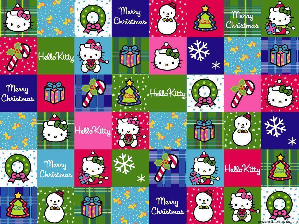 Free download Hello Kitty Christmas Backgrounds [1024x768] for ...