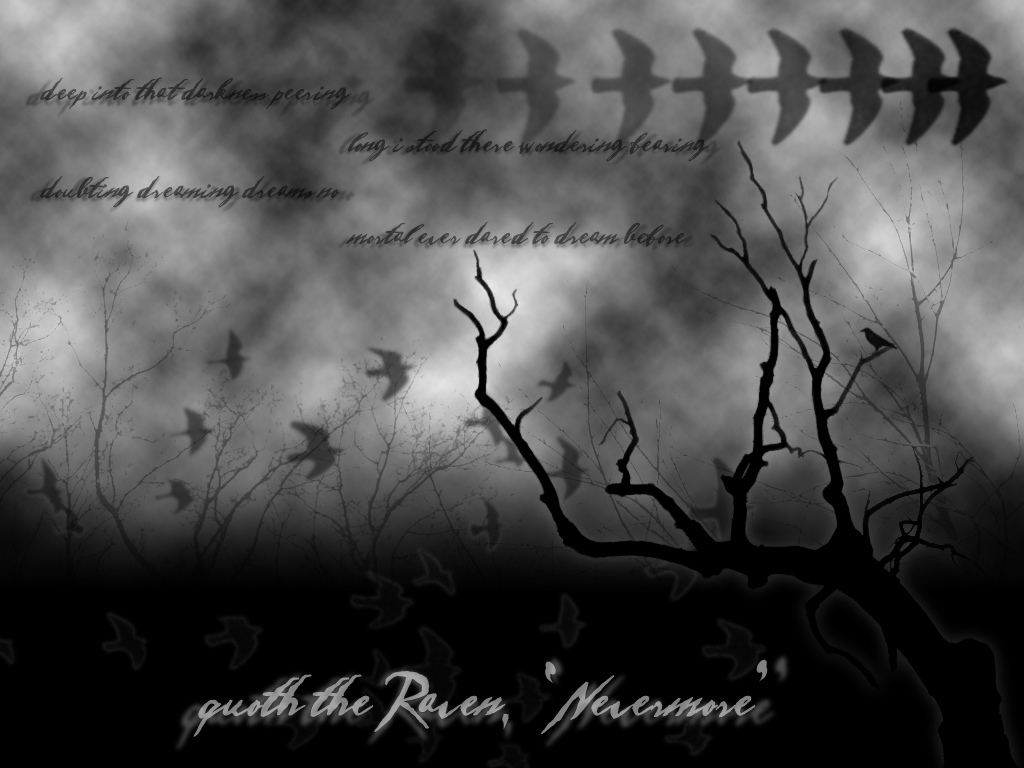 Displaying Image For Quoth The Raven Nevermore Wallpaper