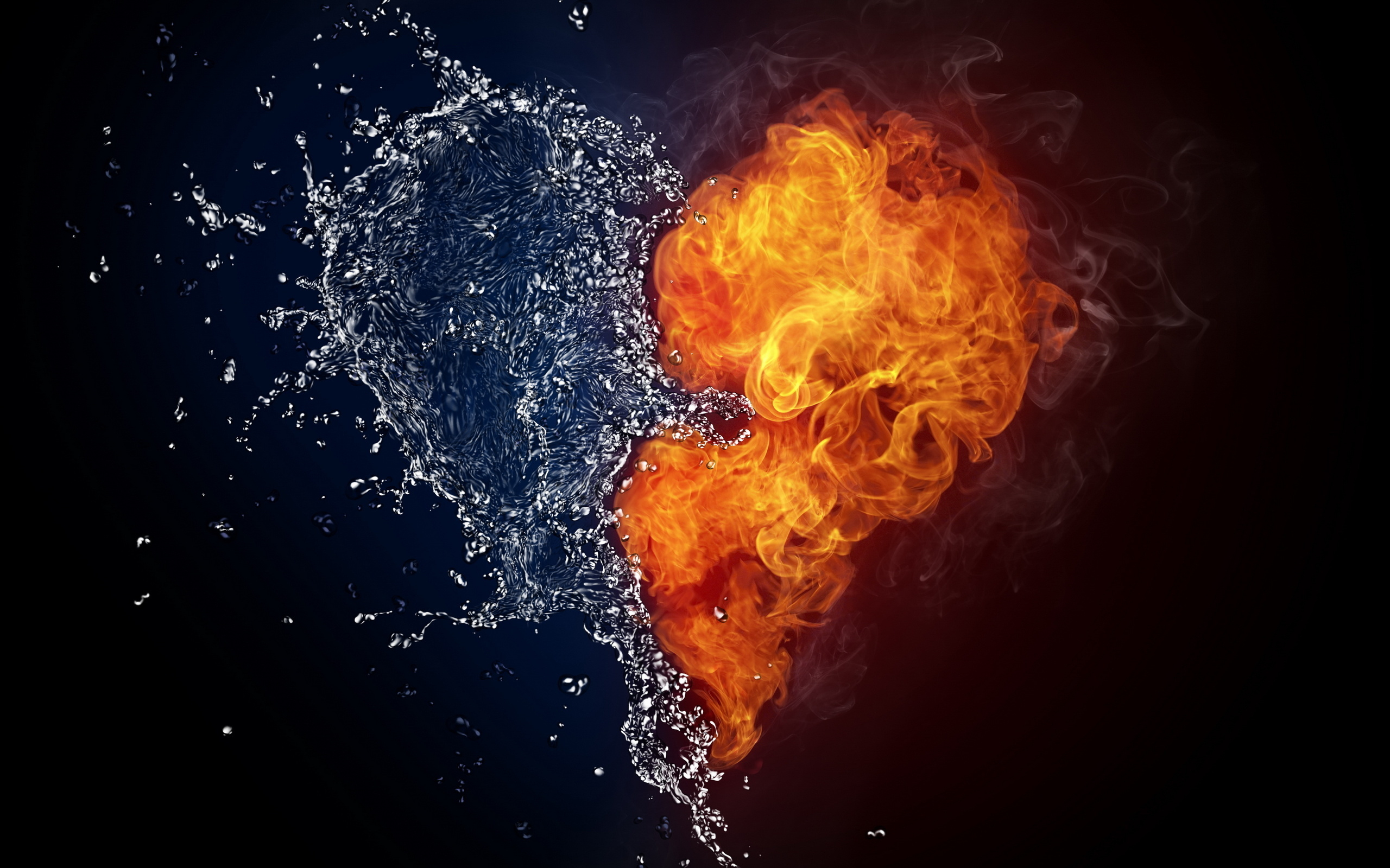 Heart Of Fire And Water Wallpaper55 Best Wallpaper For Pcs