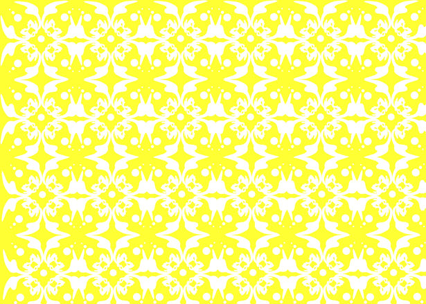 Yellow White Background by K Whiteford