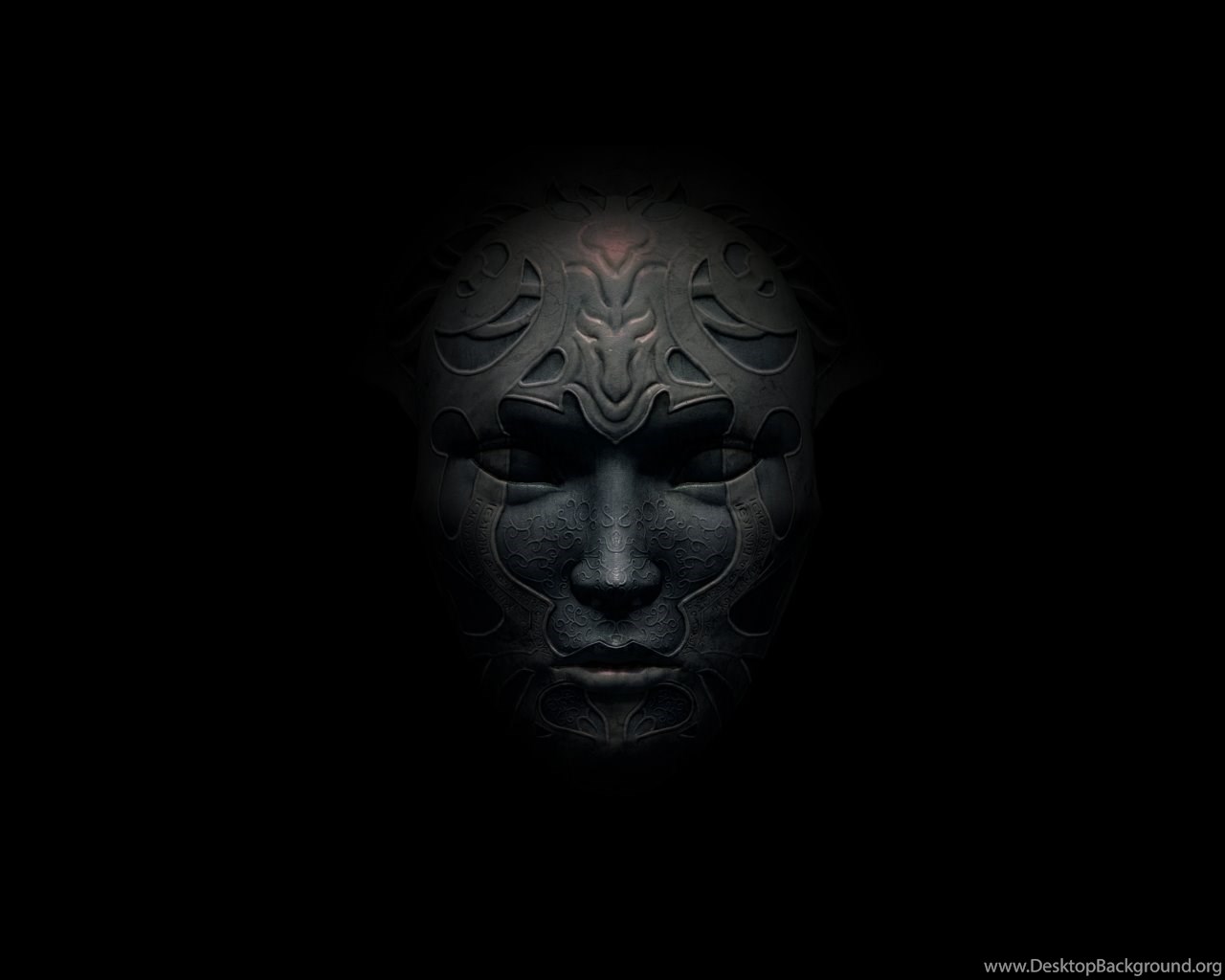 Girl Stone Face Statue Wallpaper From Dark Desktop