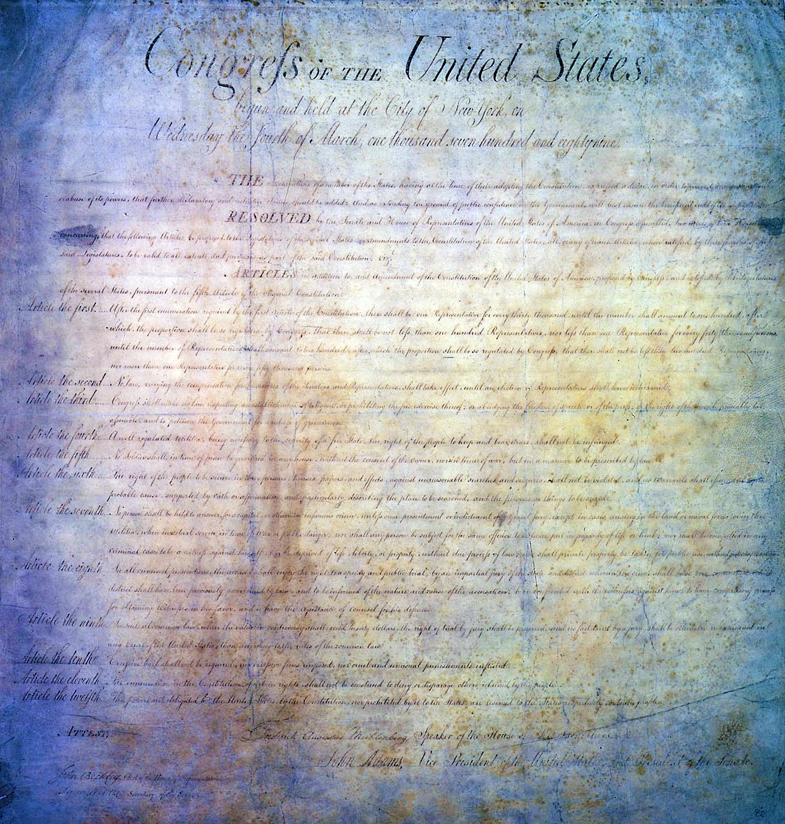 Bill Of Rights Wallpaper High Definition