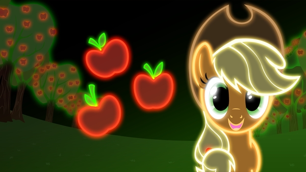 Little Pony Friendship Is Magic Neon Wallpaper Desktop