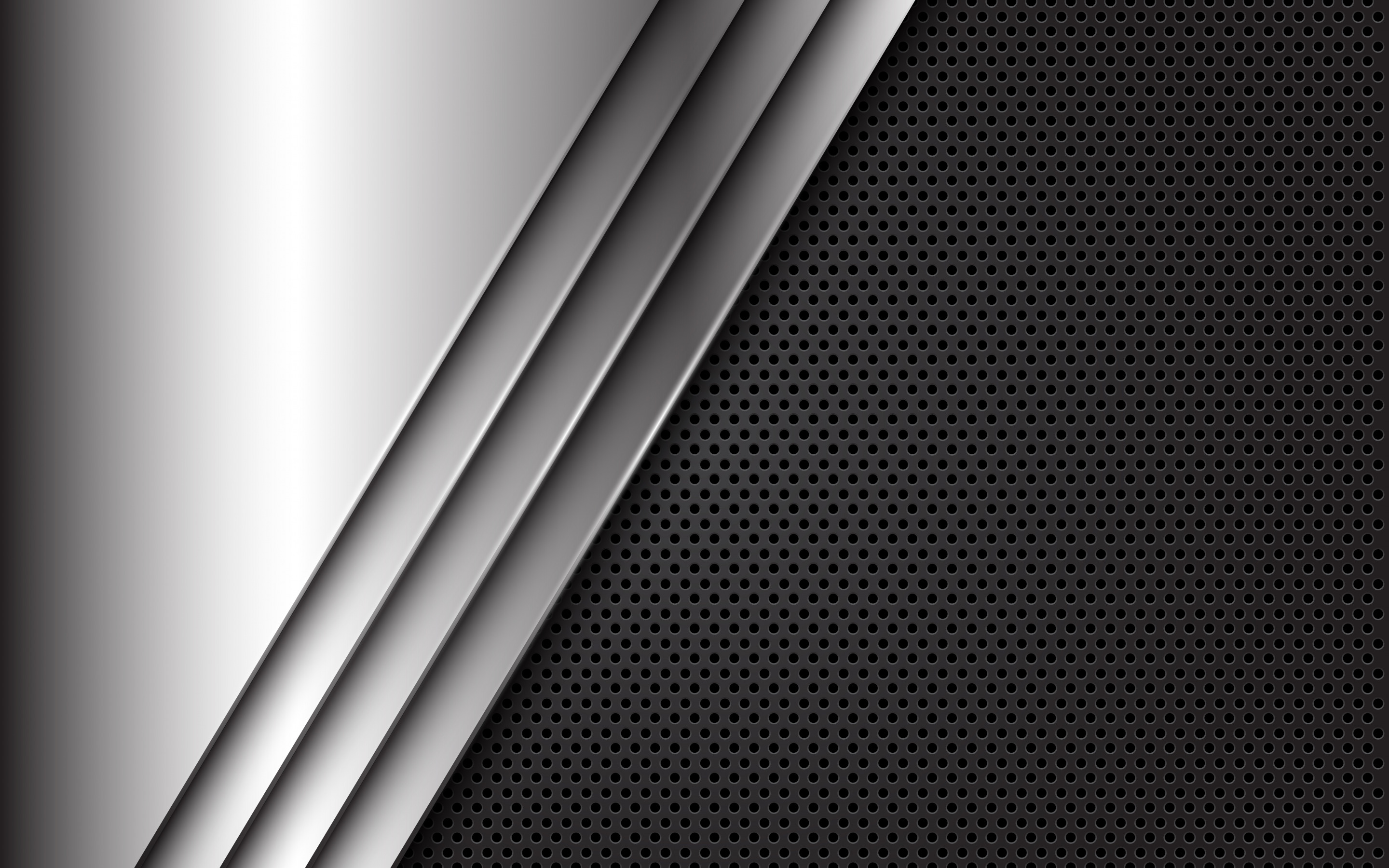 Silver Metal Wallpaper