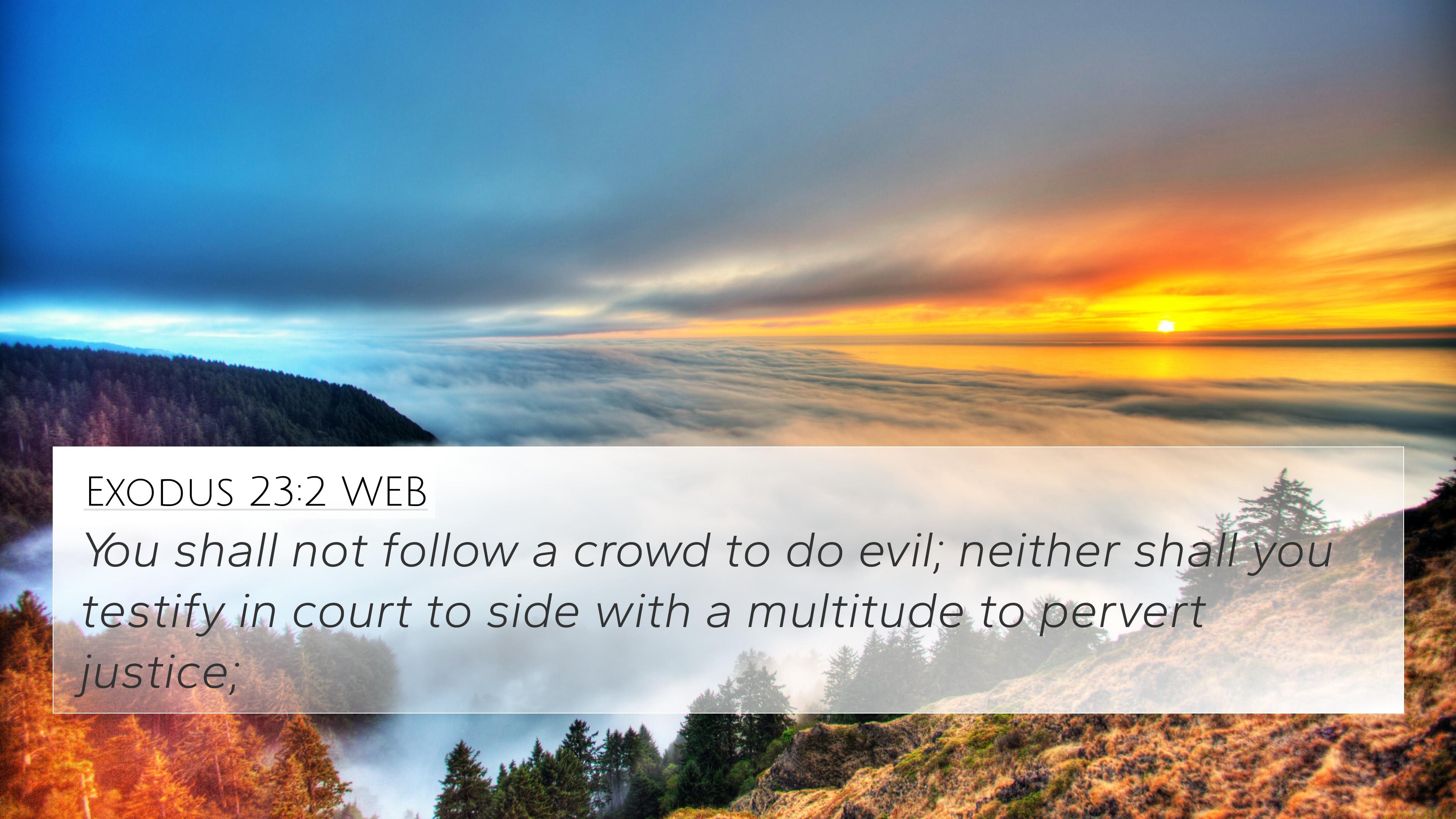 Exodus Web 4k Wallpaper You Shall Not Follow A Crowd To Do