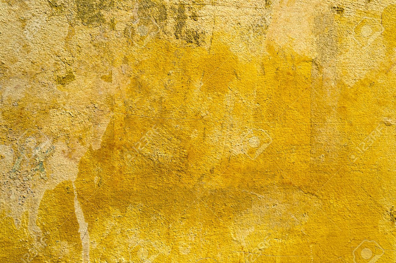 Best Texture Of Grungy Old Yellow Concrete Wallpaper Image
