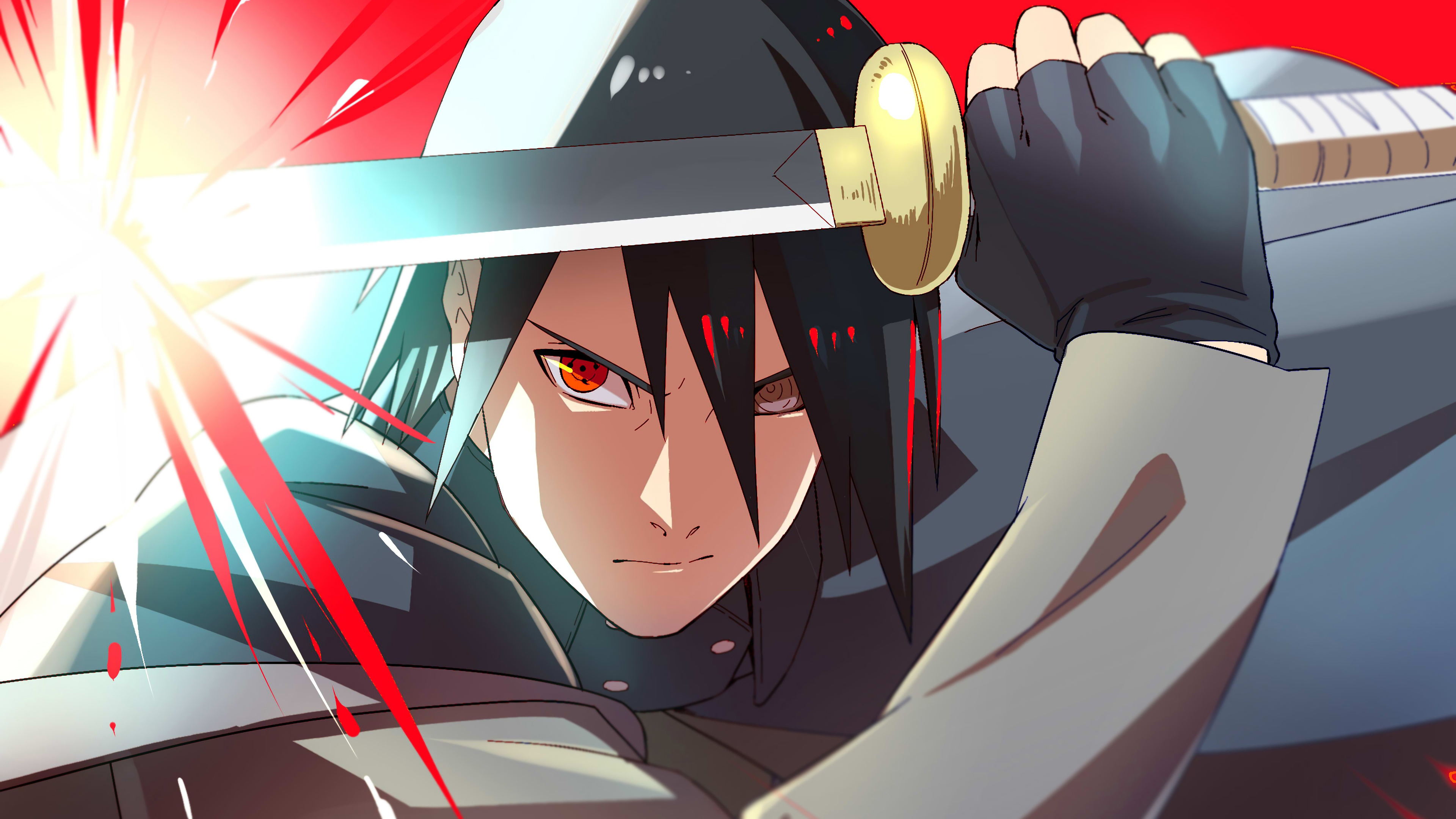 Naruto Sasuke Uchiha 4k HD Wallpaper