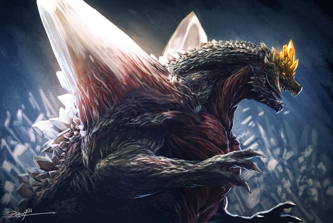 Epic Spacegodzilla Fanart By Rabidhowl Godzilla