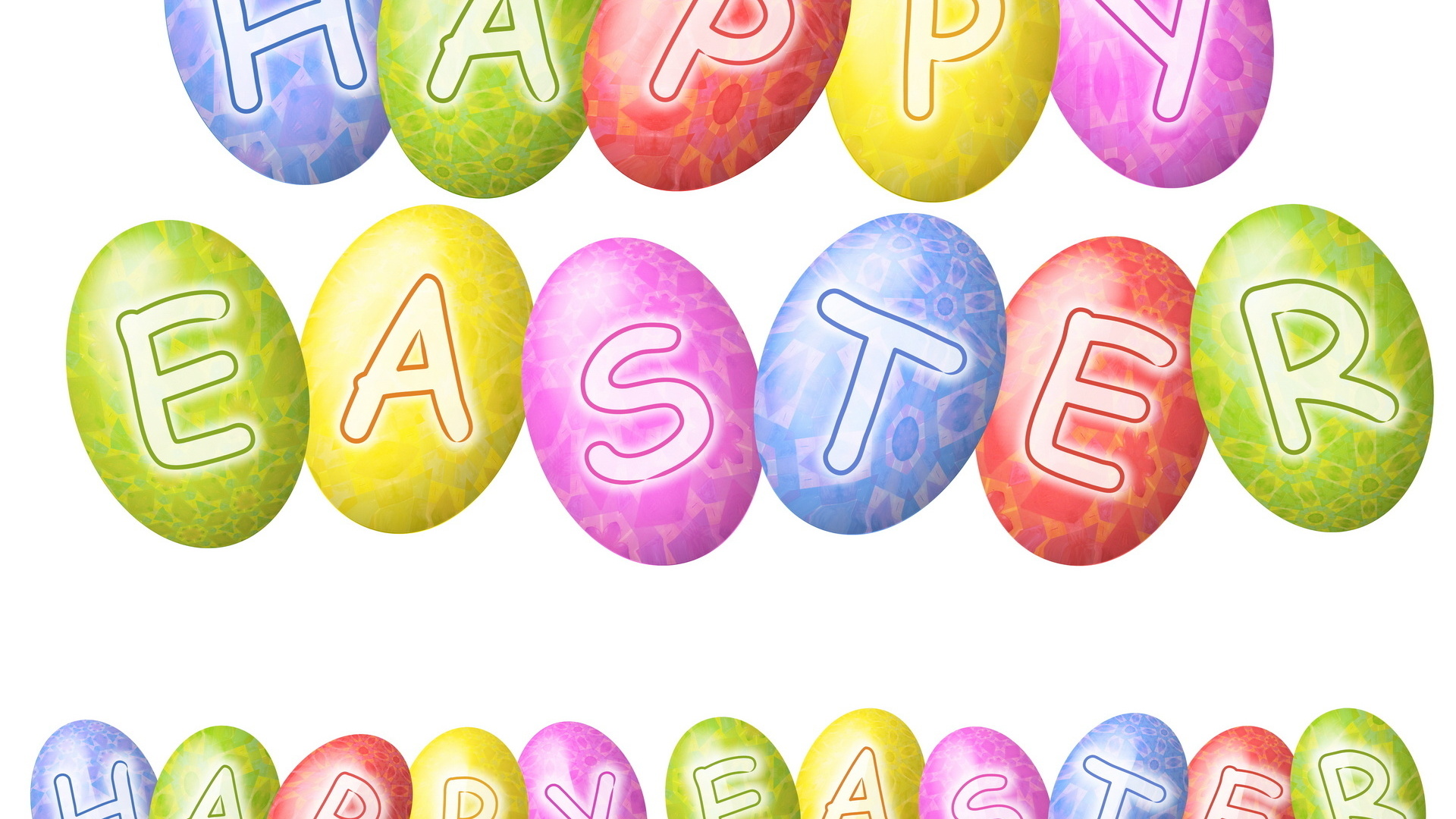 Wallpaper Happy Easter Eggs Holidays Large On The Desktop