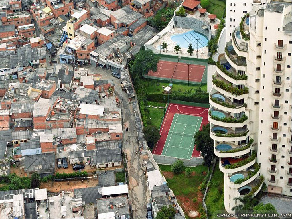 Favela Sao Paulo City Wallpaper