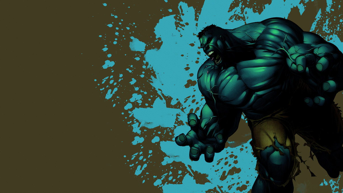 Hulk Wallpaper Blue And Brown Version By Blacklotusxx On