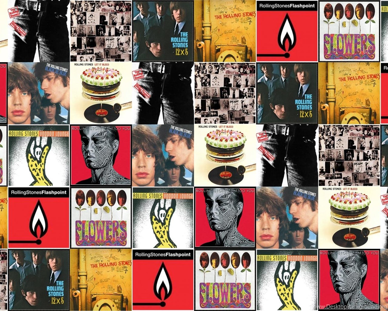 The Rolling Stones Let Bleed Sticky Fingers Excile Wallpaper