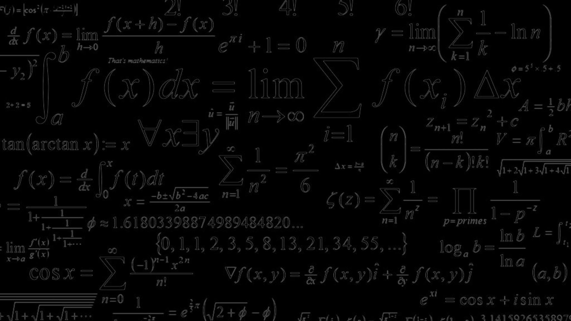 Math Equation Wallpaper