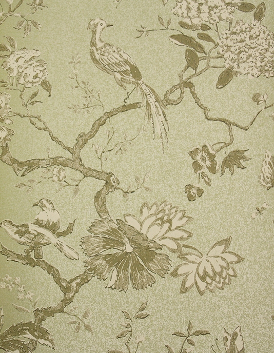 Oriental Bird Wallpaper Beautiful bird and branch design wallpaper in 534x688