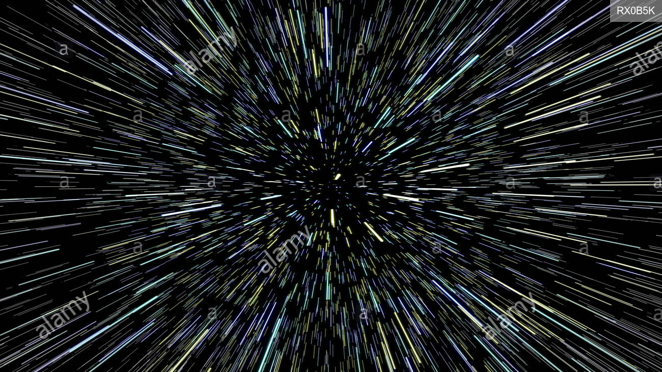 Hyperspace 3D Screensaver and Live Wallpaper for Windows