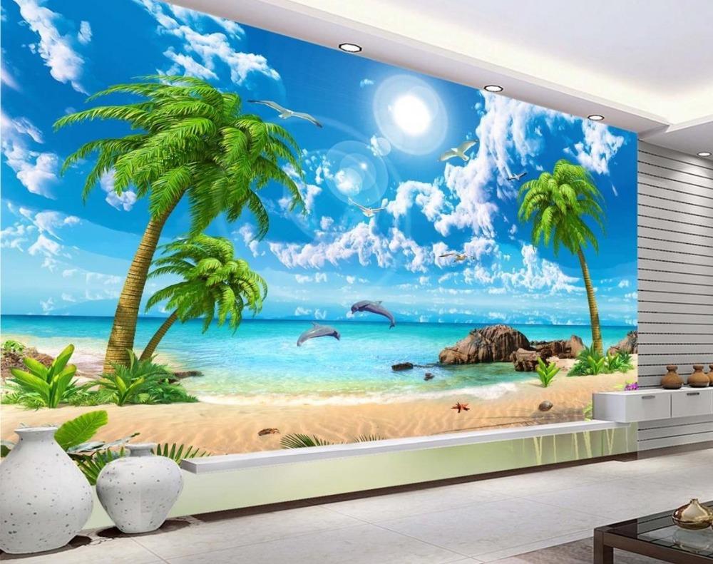 Wholesale Wallpaper Scenery For Walls Custom 3d Background