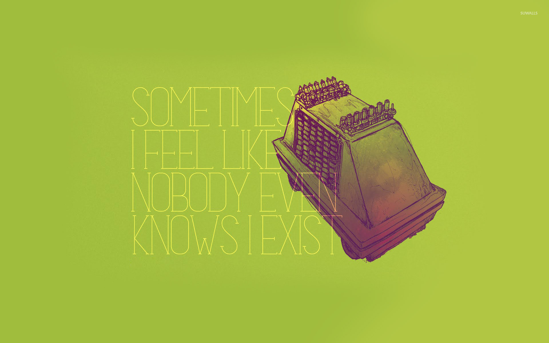 Feeling Alone Quotes Wallpaper