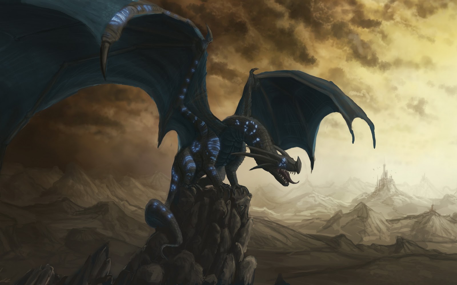 Gallianmachi 3d Fantasy Dragon Wallpaper