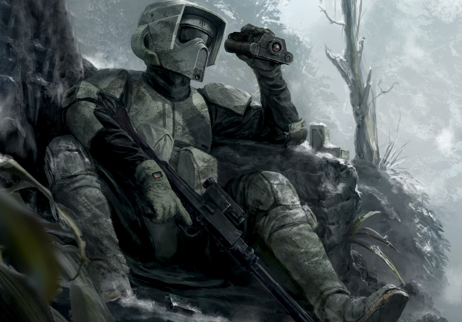 Star Wars Stormtroopers Fantasy Art Artwork Wallpaper HD
