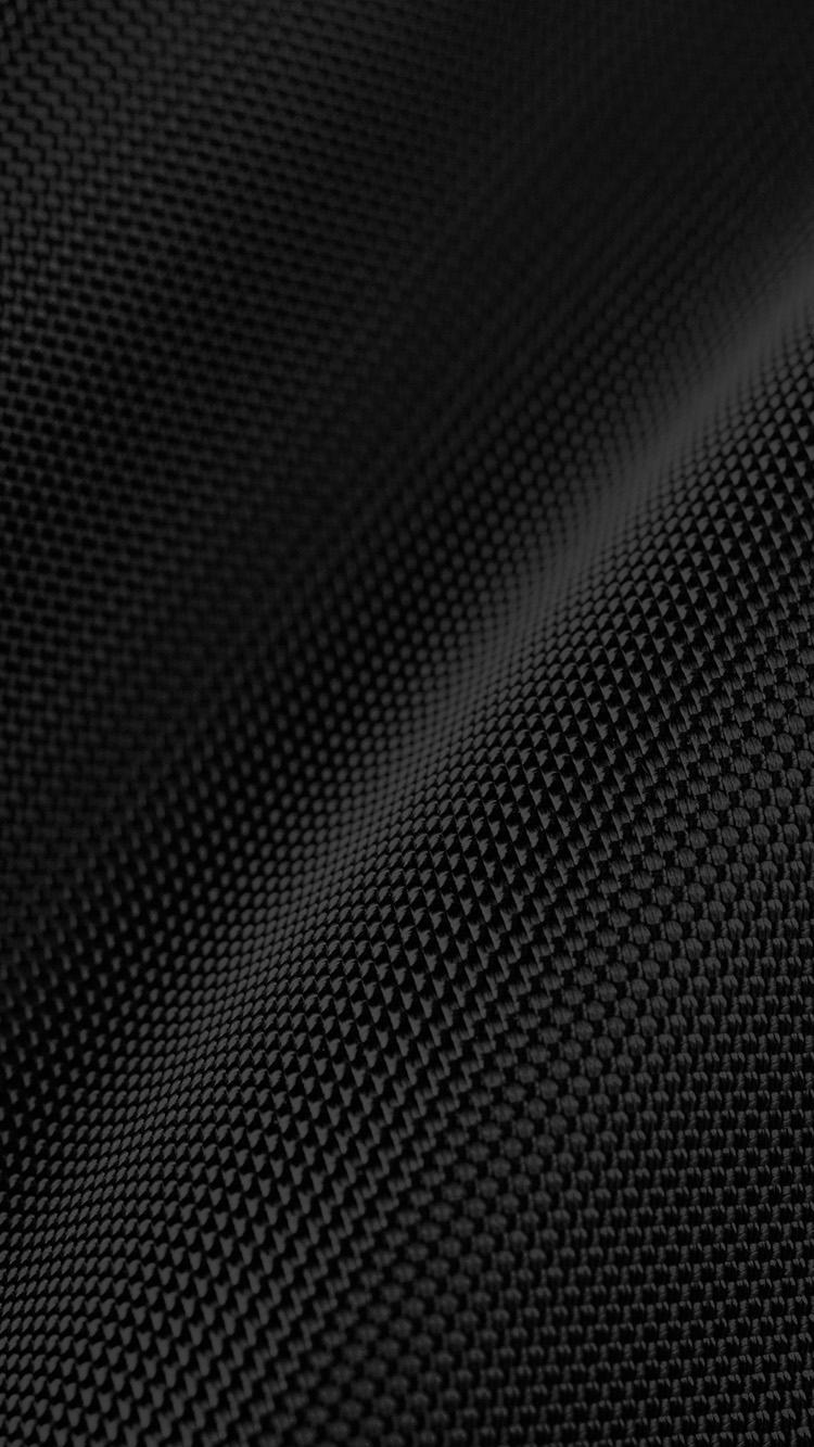 Dark Carbon Fiber Wave Pattern iPhone Wallpaper