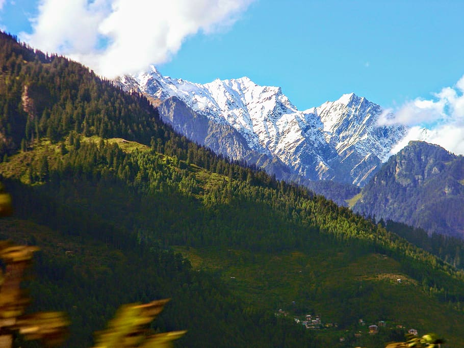 HD Wallpaper Nature Mountains Snow Himachal Pradesh India