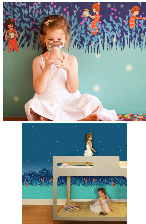 Sarah Jane Summer Night Peel And Stick Wallpaper Wall Sticker Outlet