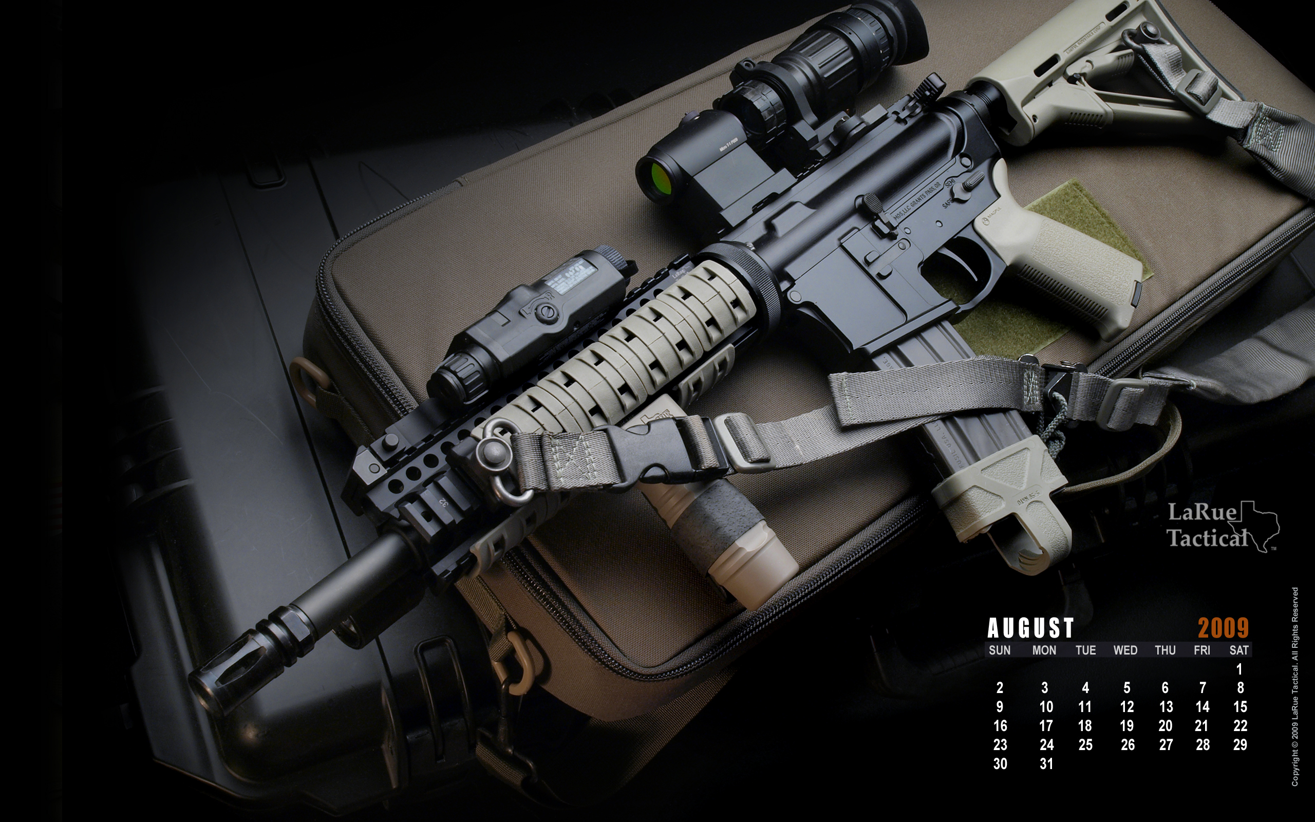 Guns Weapons Wallpaper Calendar M4
