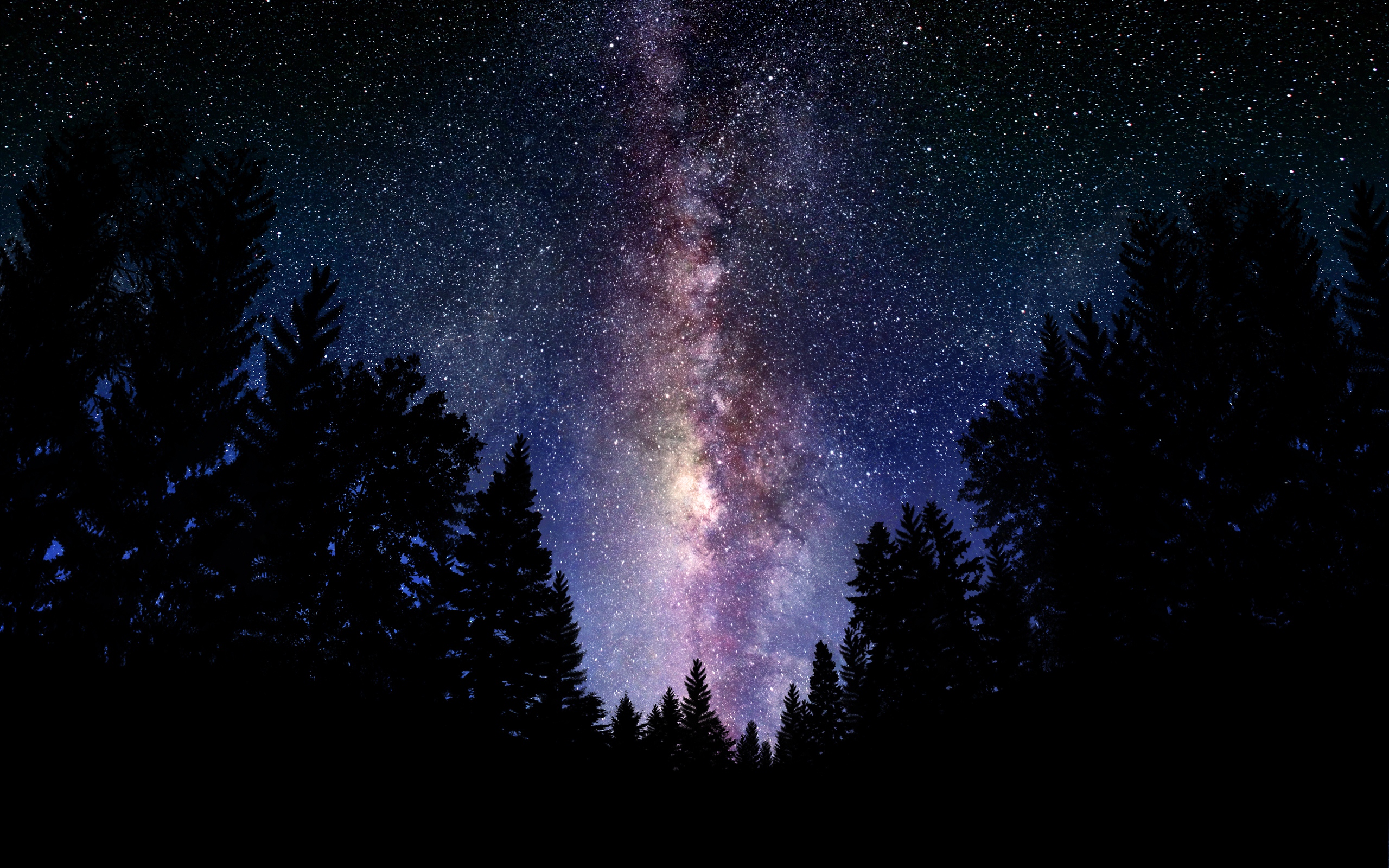Milky Way Galaxy Desktop Wallpaper On Latoro