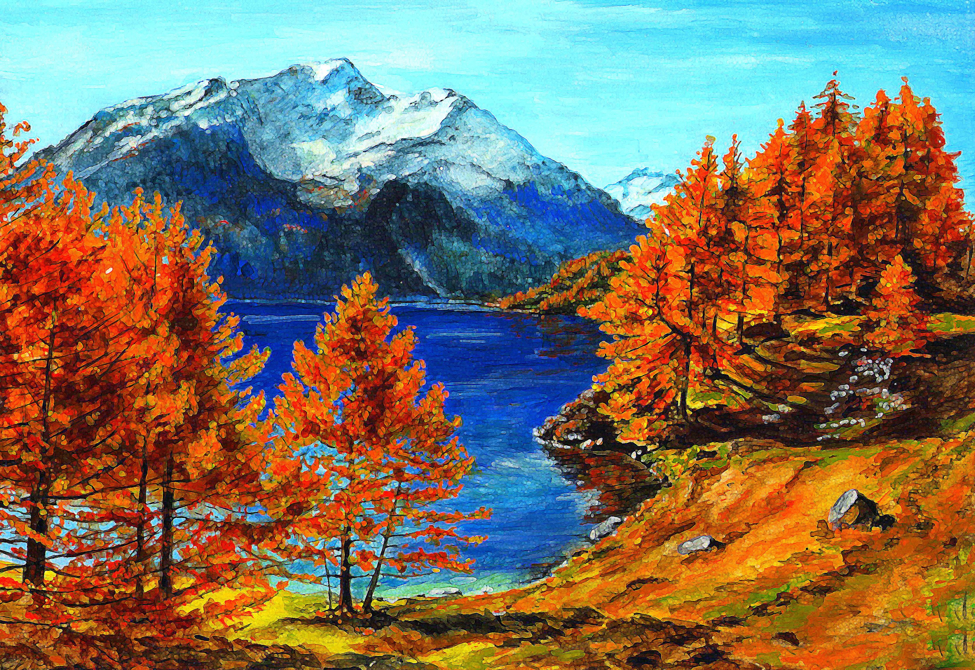 Fall in the mountains   131549   High Quality and Resolution 3330x2288